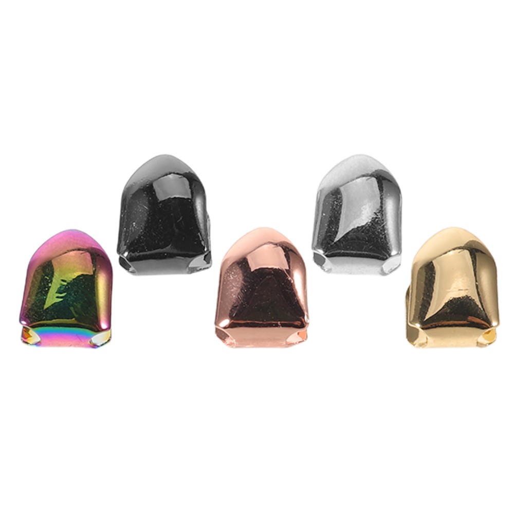 5 Pcs Single Tooth Grill Removable Cap Hip Hop Teeth Mouth Guard