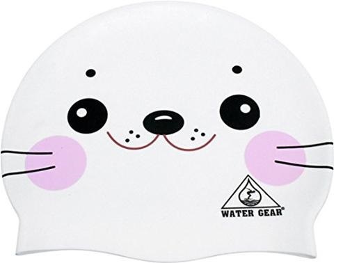 WHITE SEAL Swim Cap Silicone CRITTER Learn to Swimming 39700WS Kids Pool Toy NEW