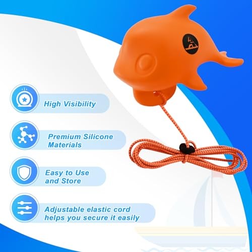 Floating Anchor Marker Buoy for Jet Ski, Boat, Kayak, Dolphins Shaped Anchor