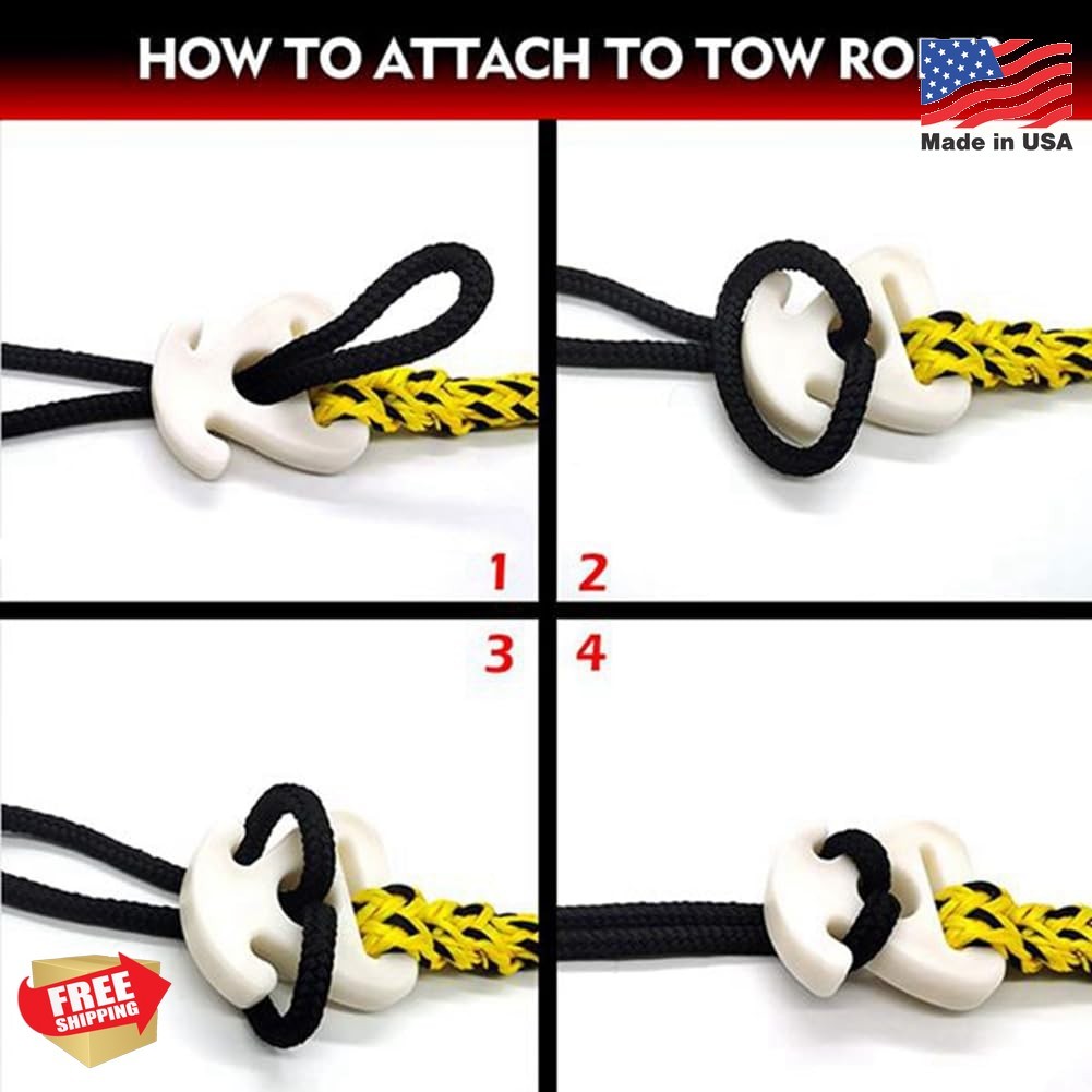 1 Piece Boat Tow Rope Quick Connector Water Ski Rope Connector Towable Tube Rope
