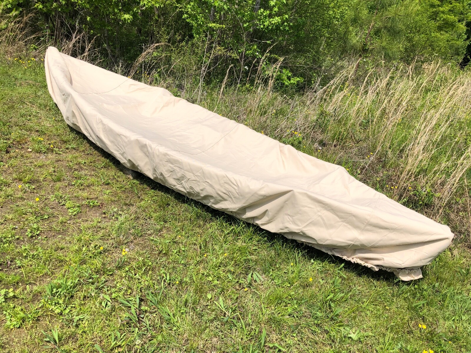 CRO Cover for Old Town Saranac 146 Canoe/Kayak – Nature Proof – Beige