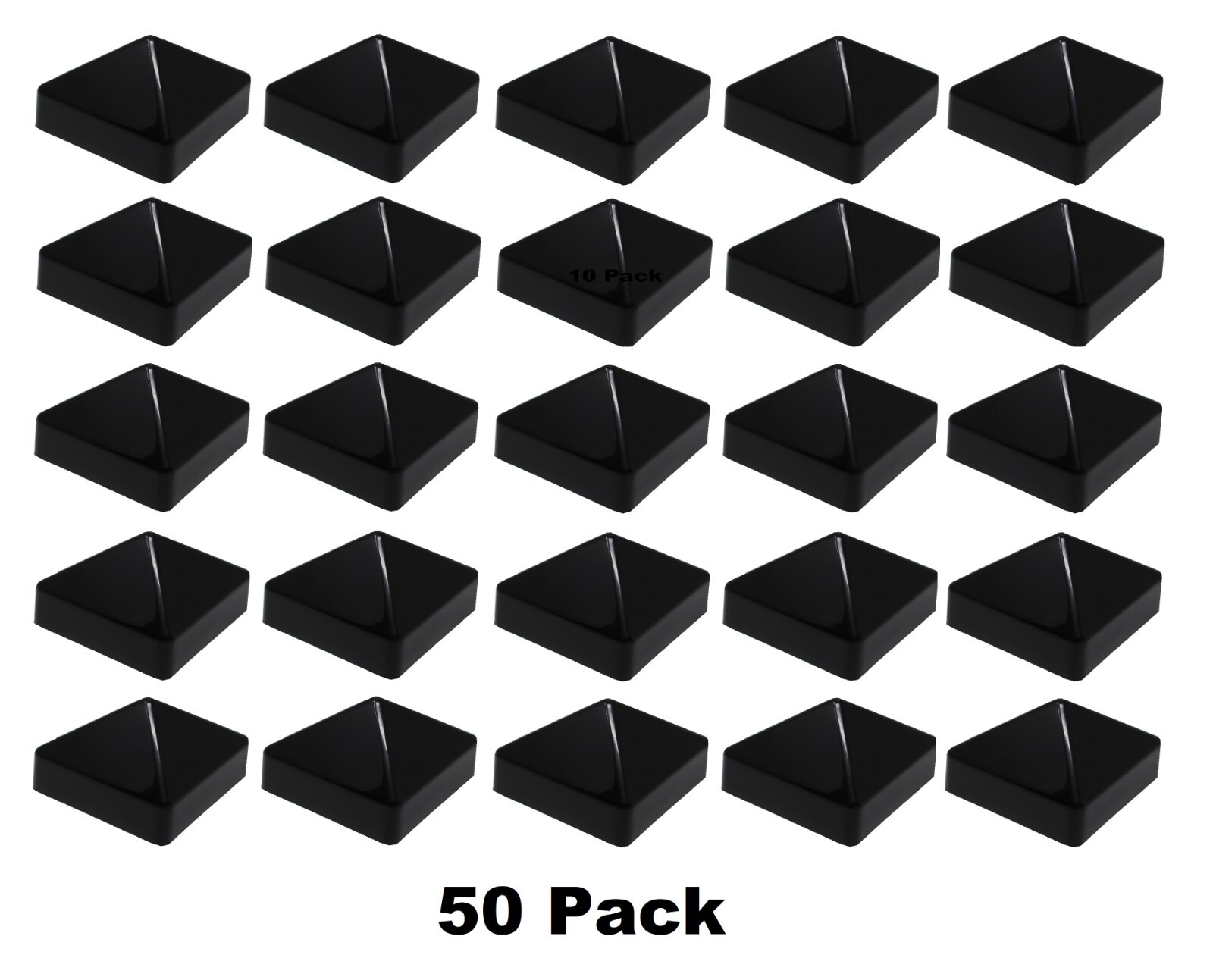 6×6 (5-7/8″ x 5-7/8″) Square Pyramid Style Cap Boat Dock Pylon Piling Cap Cover