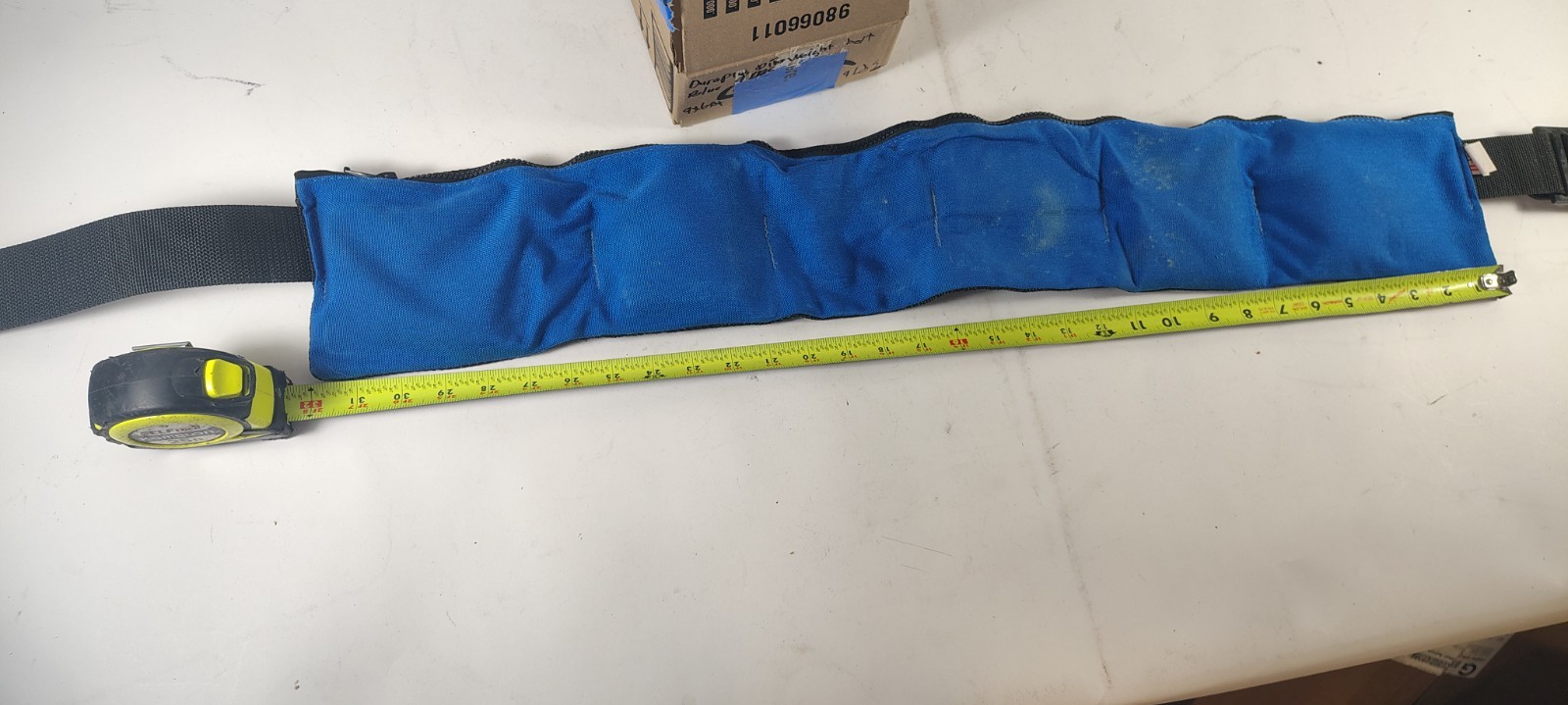 Duraplus Scuba Diving Weight Belt Blue Adjustable Dive Belt 9 lbs Made in USA
