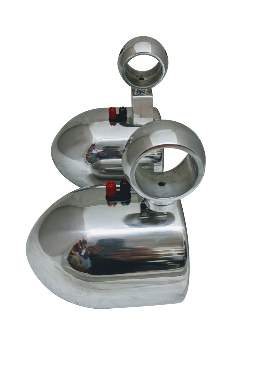 Krypt 6.5″ Bullet Style Wakeboard Tower Speaker Cans, Pods, Polished or Black