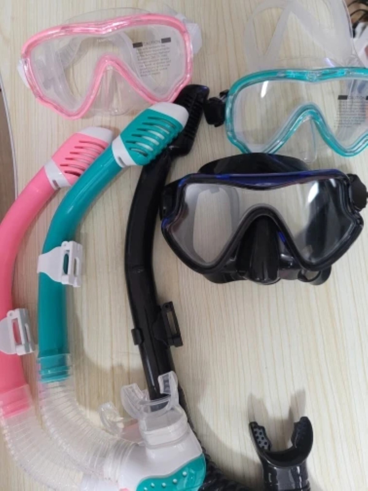 Adult Tempered Glass Diving Set Scuba Anti-Fog Goggles and Snorkeling Mask Tube