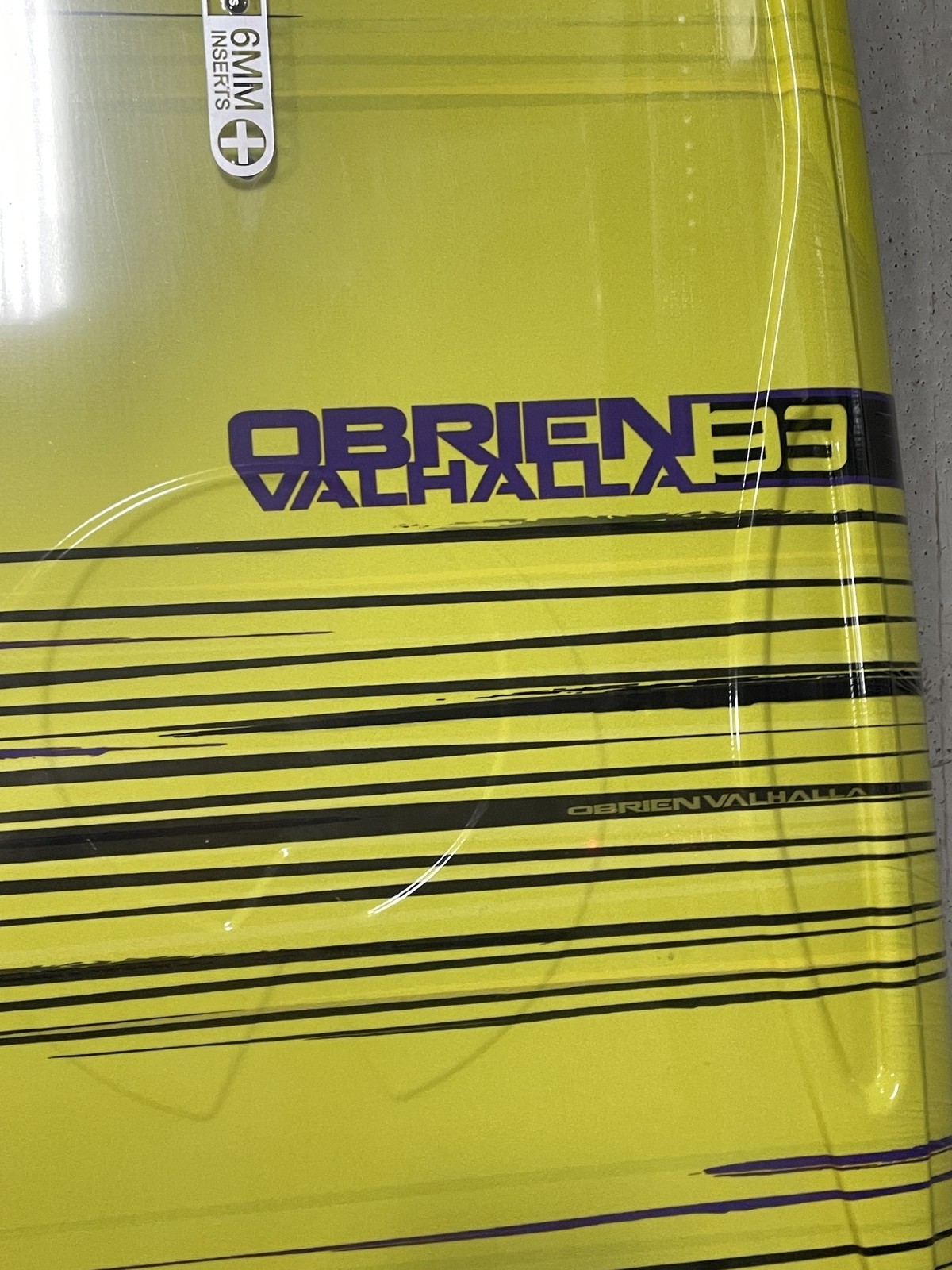 O’BRIEN VALHALLA 133CM PROGRESSIVE ROCKER WAKEBOARD YELLOW / BLACK / PURPLE