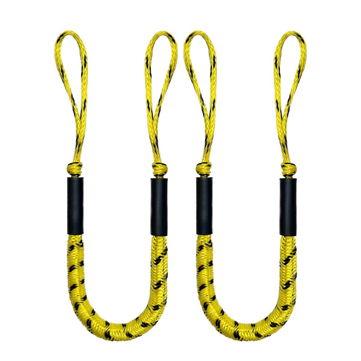 Boat Bungee Dock Line,Mooring Rope,Marine 48.82 inches x 0.63 inches, Yellow