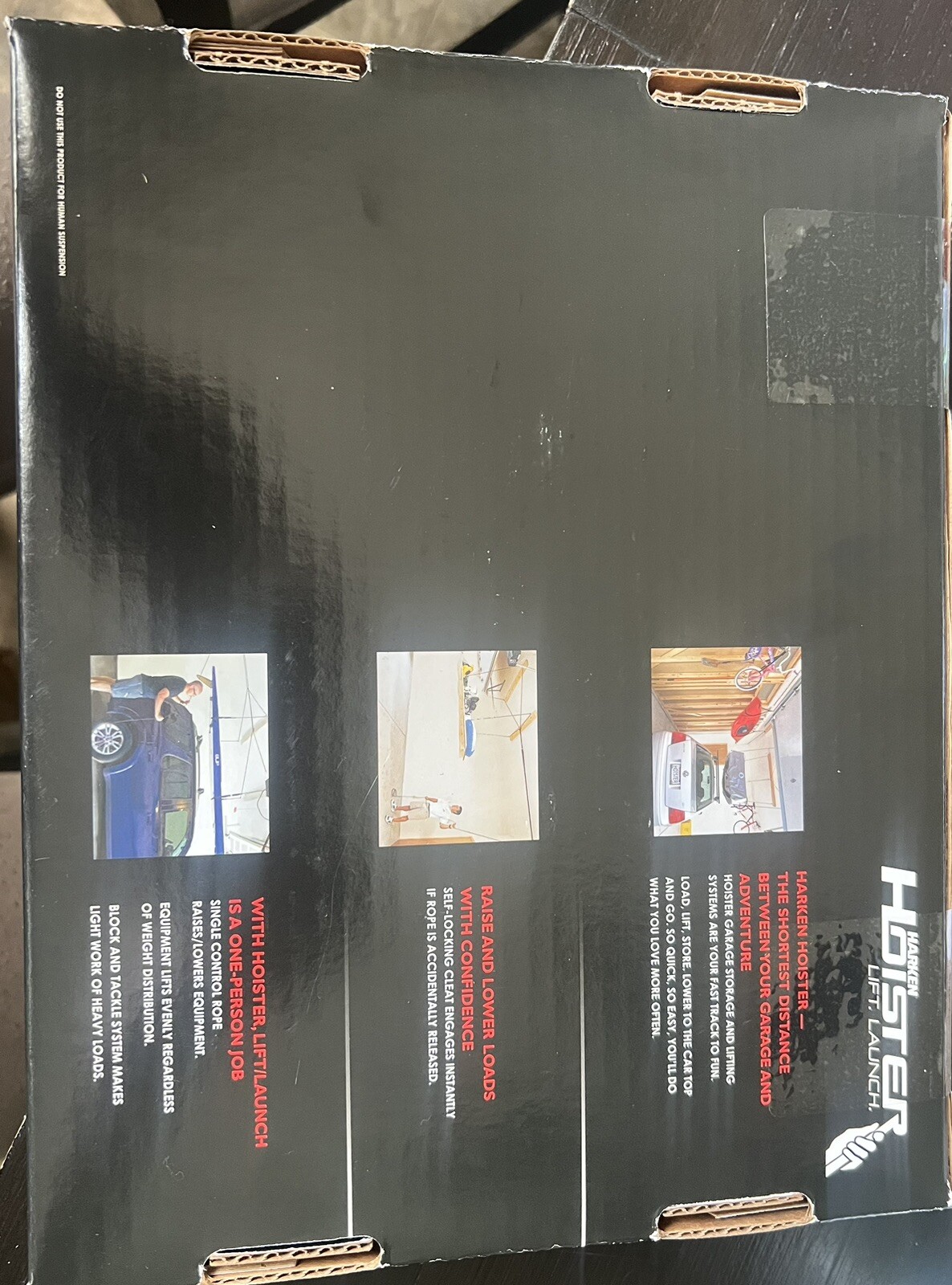 Garage Storage Hoist Self-Leveling & Safe AntiDrop System