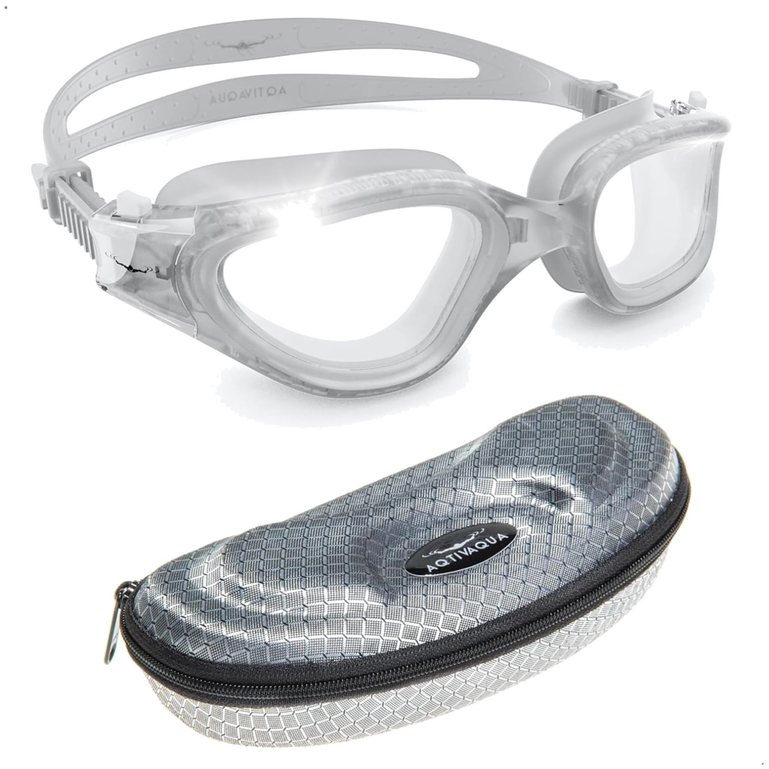 Polycarbonate Lens Swim Goggles, Adjustable