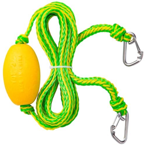 Floating Kayak Tow Rope with Clips – Quick Connect Rescue Line for Kayaks, 20FT