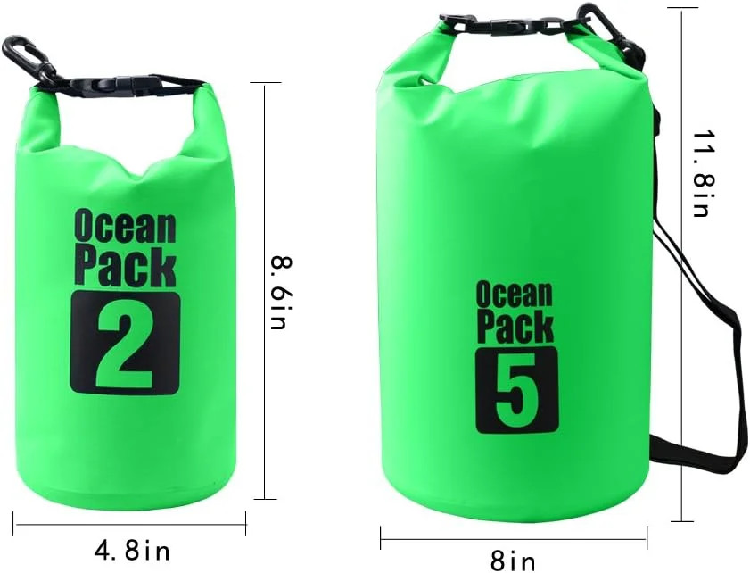Dry Sack/Floating Waterproof Bag 2L/5L/10L/20L/30L for Boating, Kayaking, Hiking