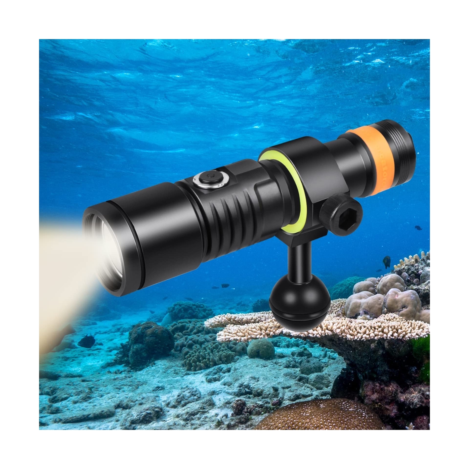 ORCATORCH D530V 1000 Lumen Scuba Dive Video Light 120 Degrees Wide Beam Angle…