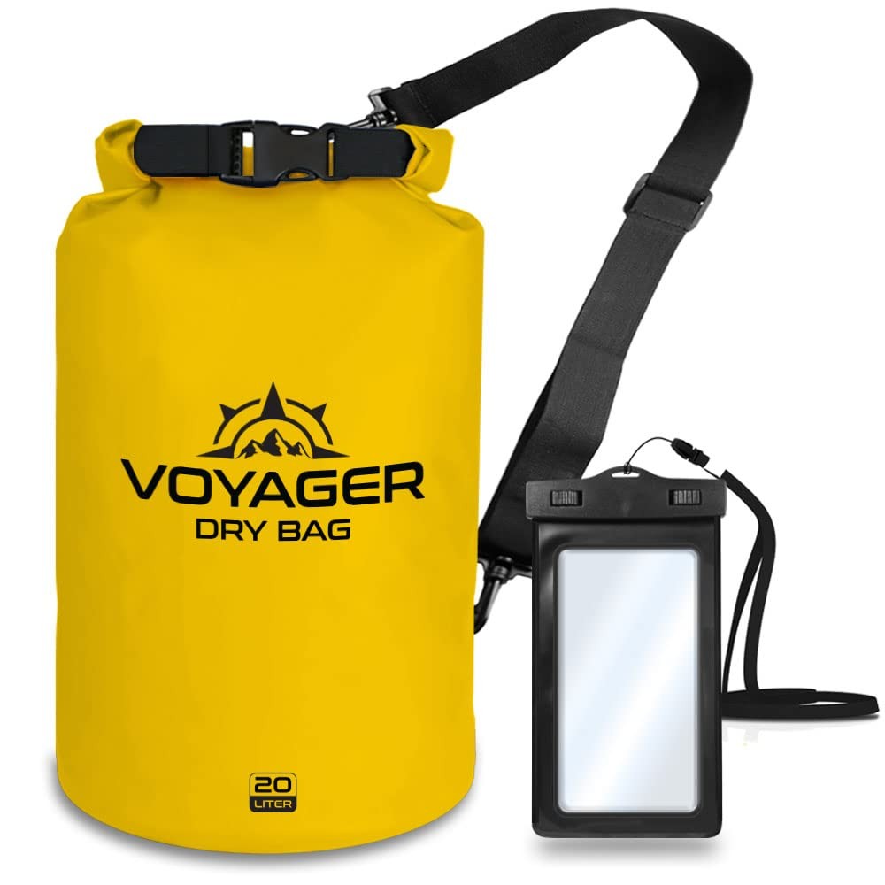 Waterproof Dry Bag for Kayaking & Watersports – Yellow, 10L