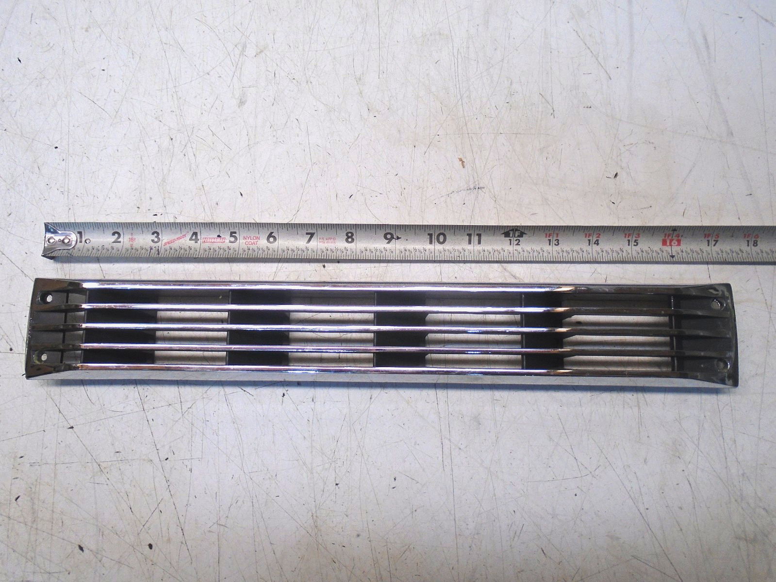 O2 Attwood Louvered Chrome Looking Plastic Bilge Vent Intake