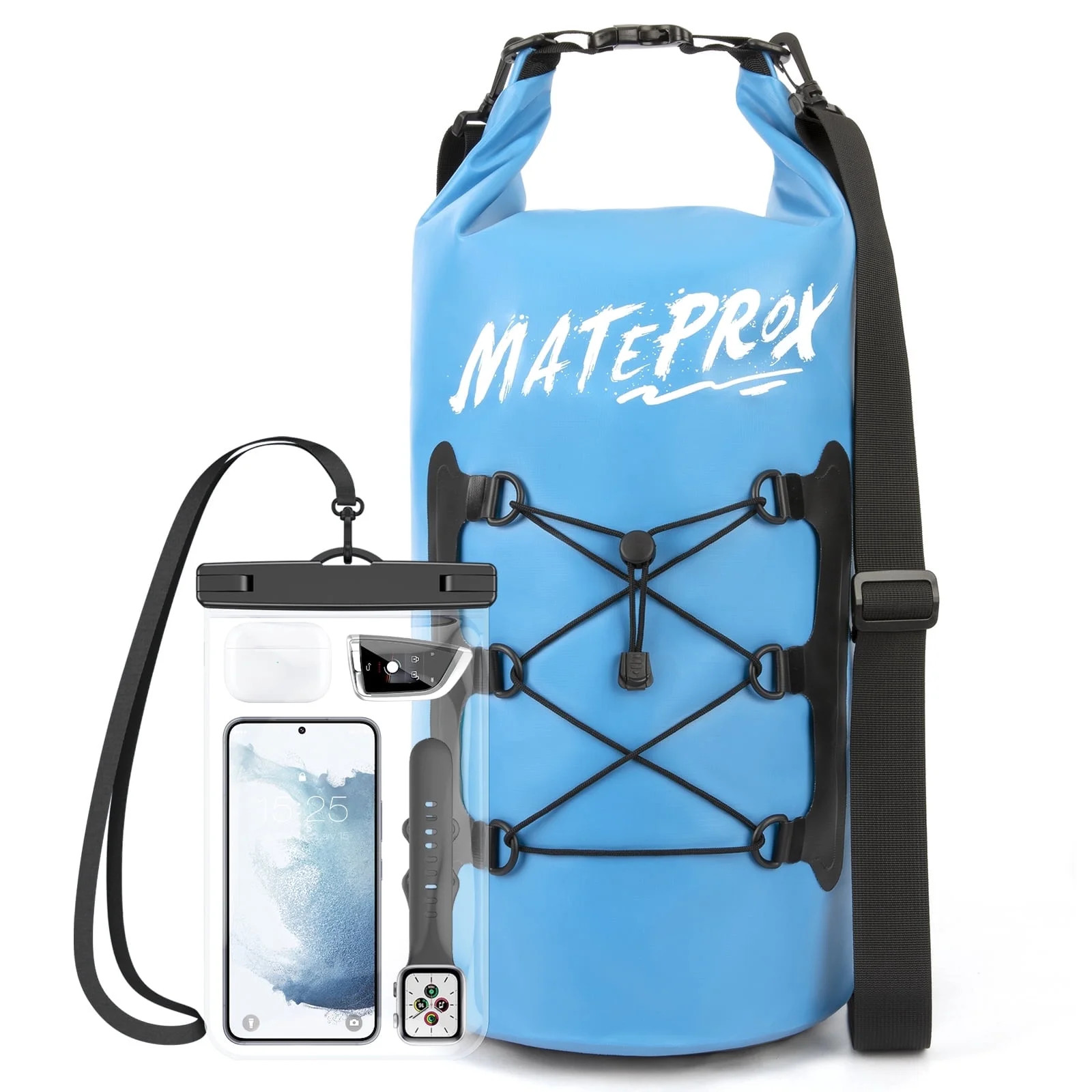 Waterproof Dry Bag, 20L Floating Dry Pouch Beach Bags for Kayaking Boating Rafti
