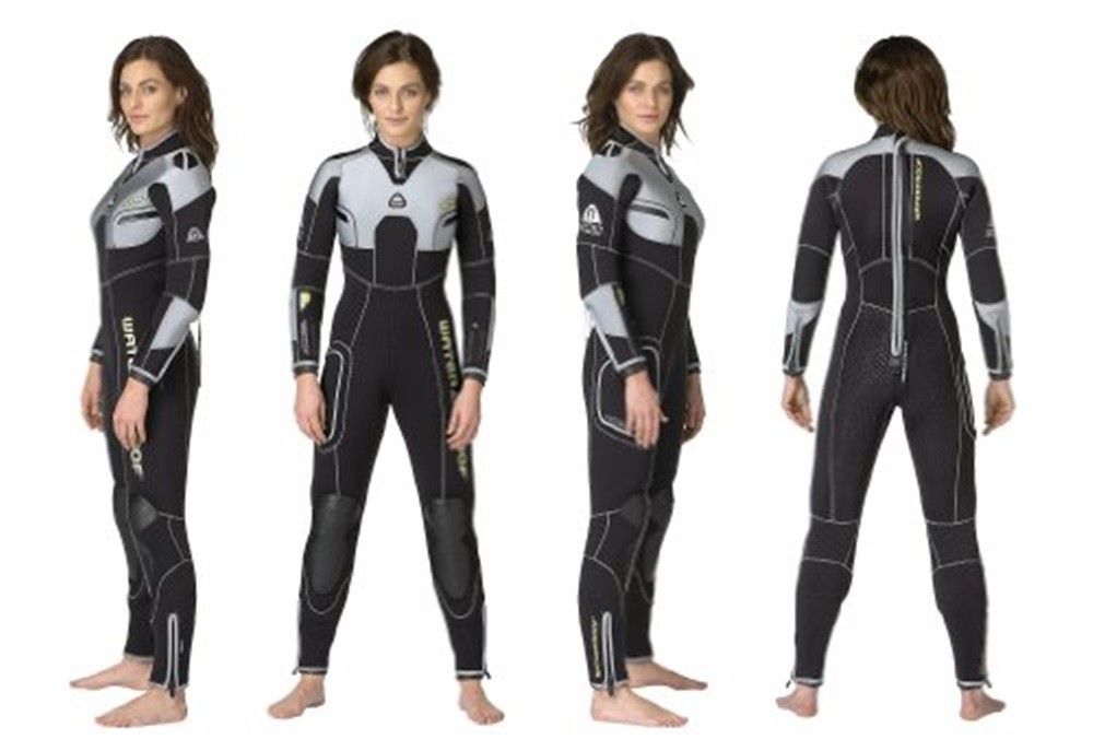 Used Waterproof W4 Womens 7mm Wetsuit – 2X-Small Full Wetsuits for Women