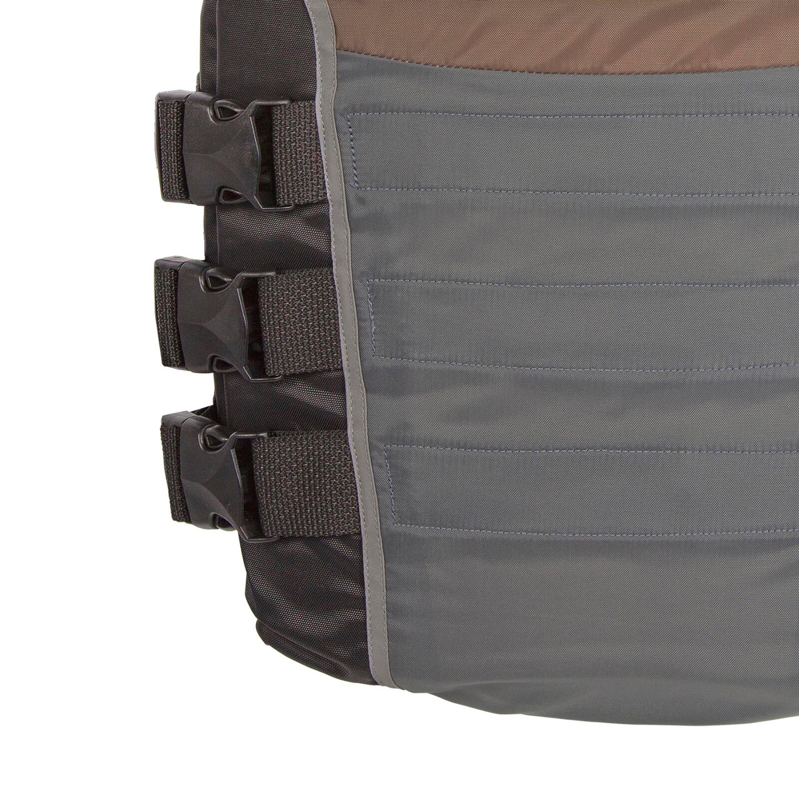 JETPILOT Vintage Nylon CGA 3-Buckle PFD Blue Gray Orange PFD Life Vest JP23212