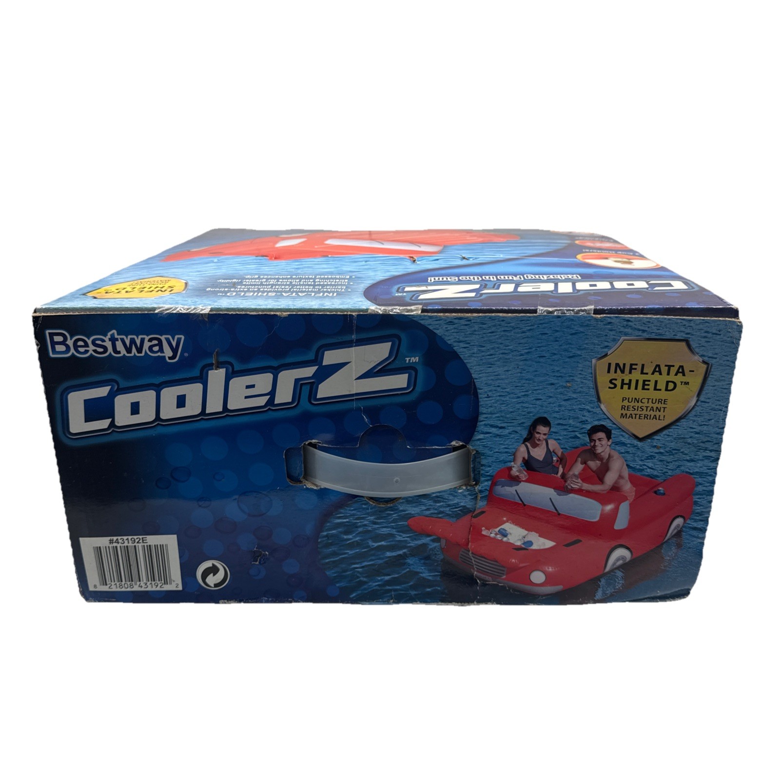Bestway CoolerZ BIG RED TRUCK Over 9 ft Inflatable Party Water Float W/ Cooler!