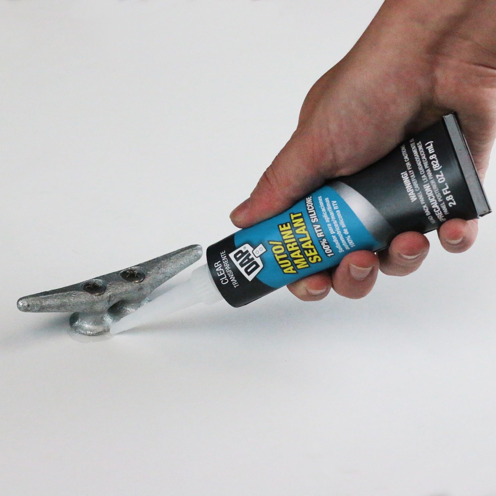 Dap 00694 2.8-Ounce Silicone Rubber Auto/Marine Sealant, 2.8-Ounce, Clear