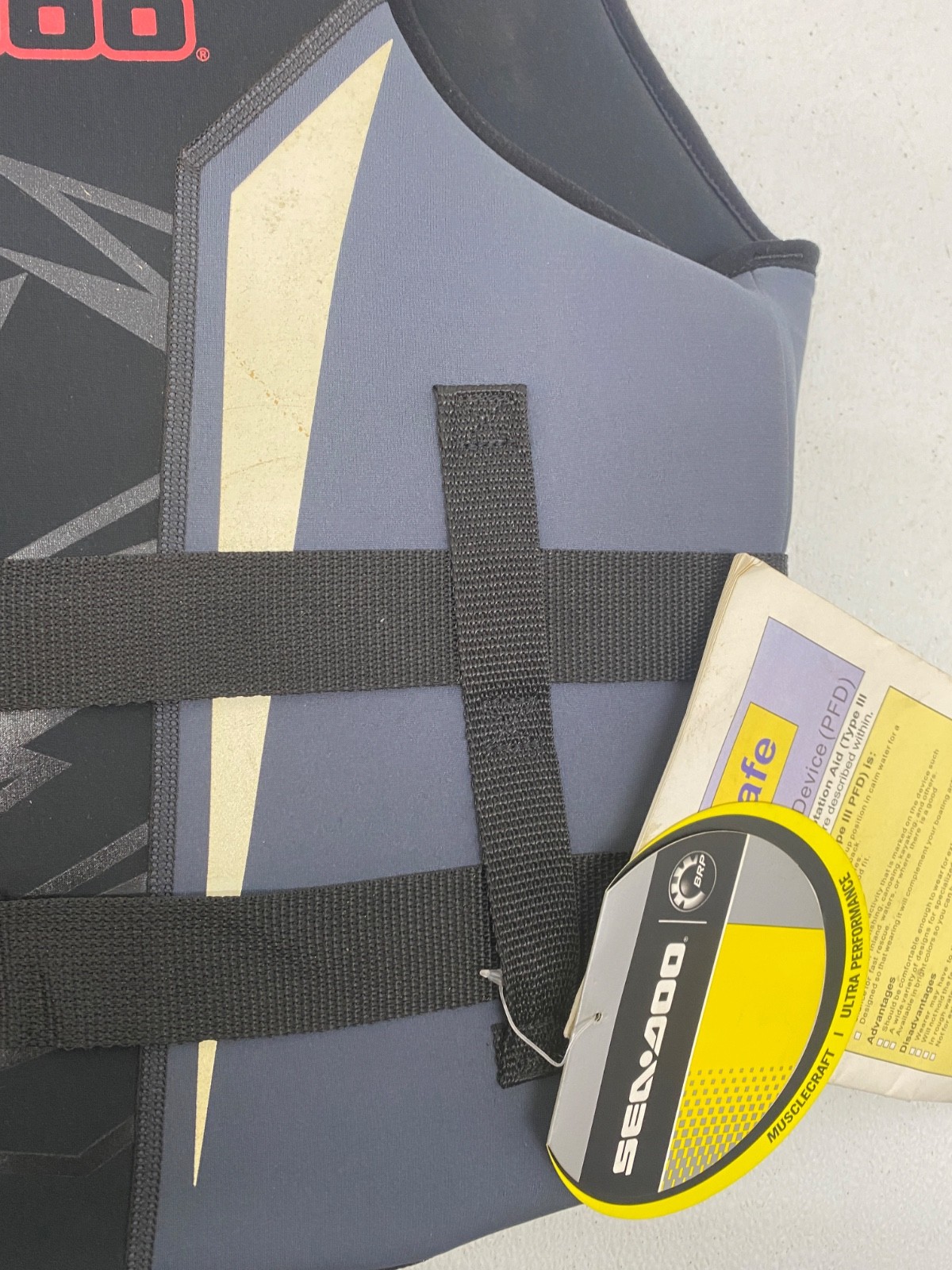 Sea-Doo Force Life Jacket Vest X-SMALL XS New w/Tags LIFEVEST