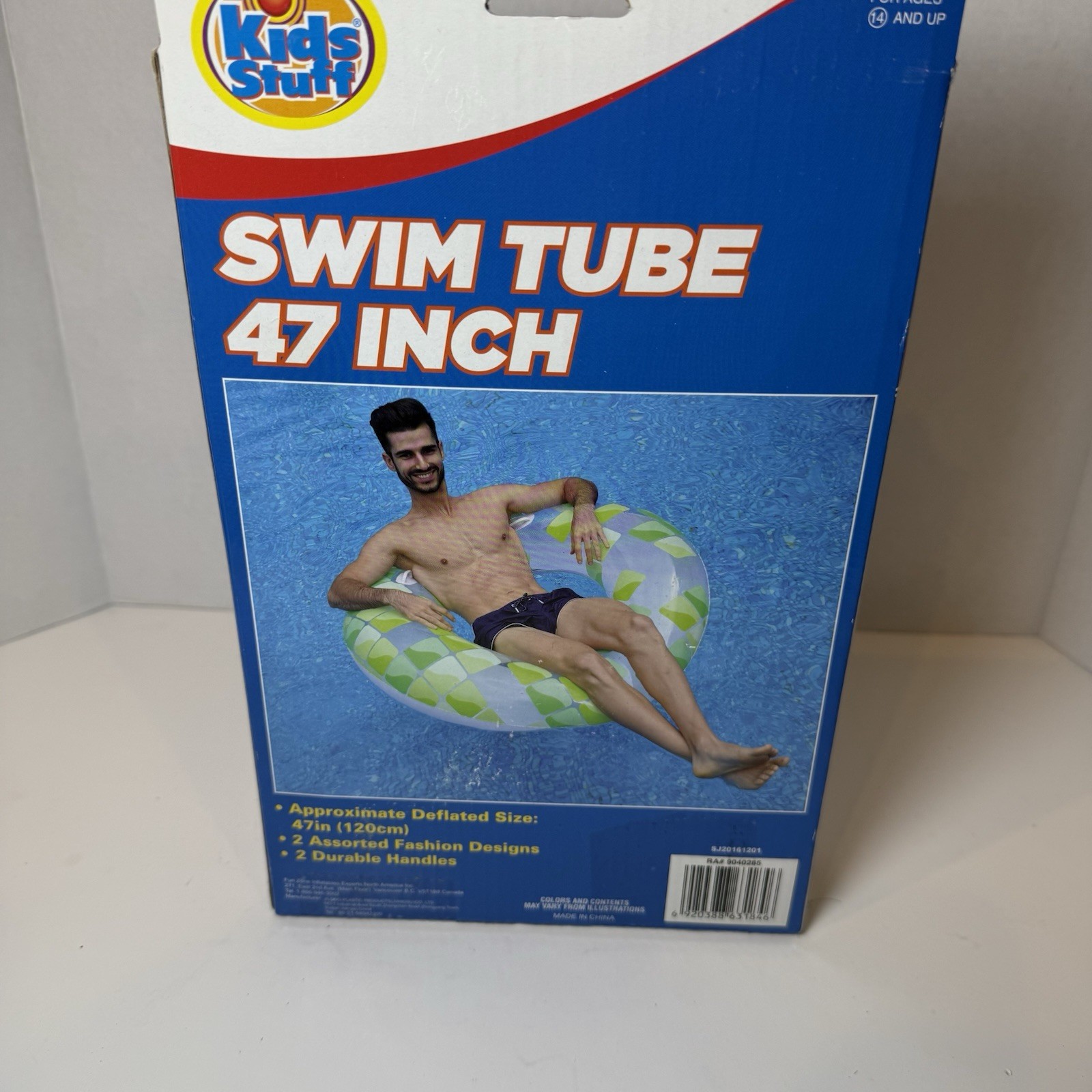 Swim Tube 47 Inch Kids Stuff With 2 Durable Handles Age 14 And Up Adult Sealed