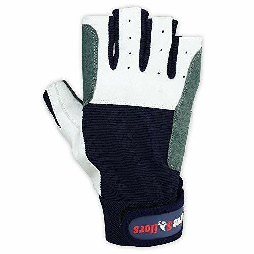 Men Sailing Gloves 3/4 Finger Grip Cut Yachting Rope Kayak Dinghy Fishing Gloves