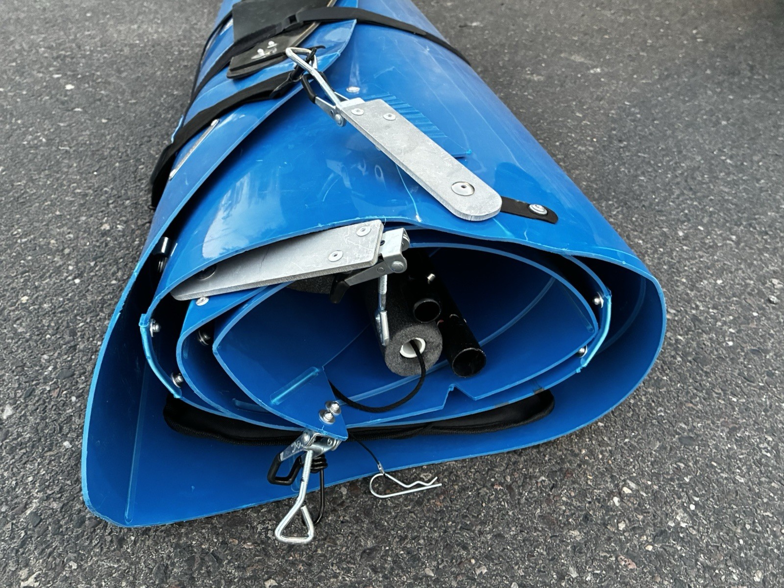 Tucktec Folding Kayak, 10′, CAP 300 lBS 2025 Blue