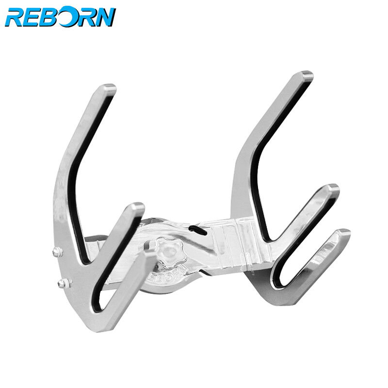 Reborn Pro+ QR Angle-Free Kneeboard/Wakeboard Combo Tower Rack Polished 5Yr Wrty