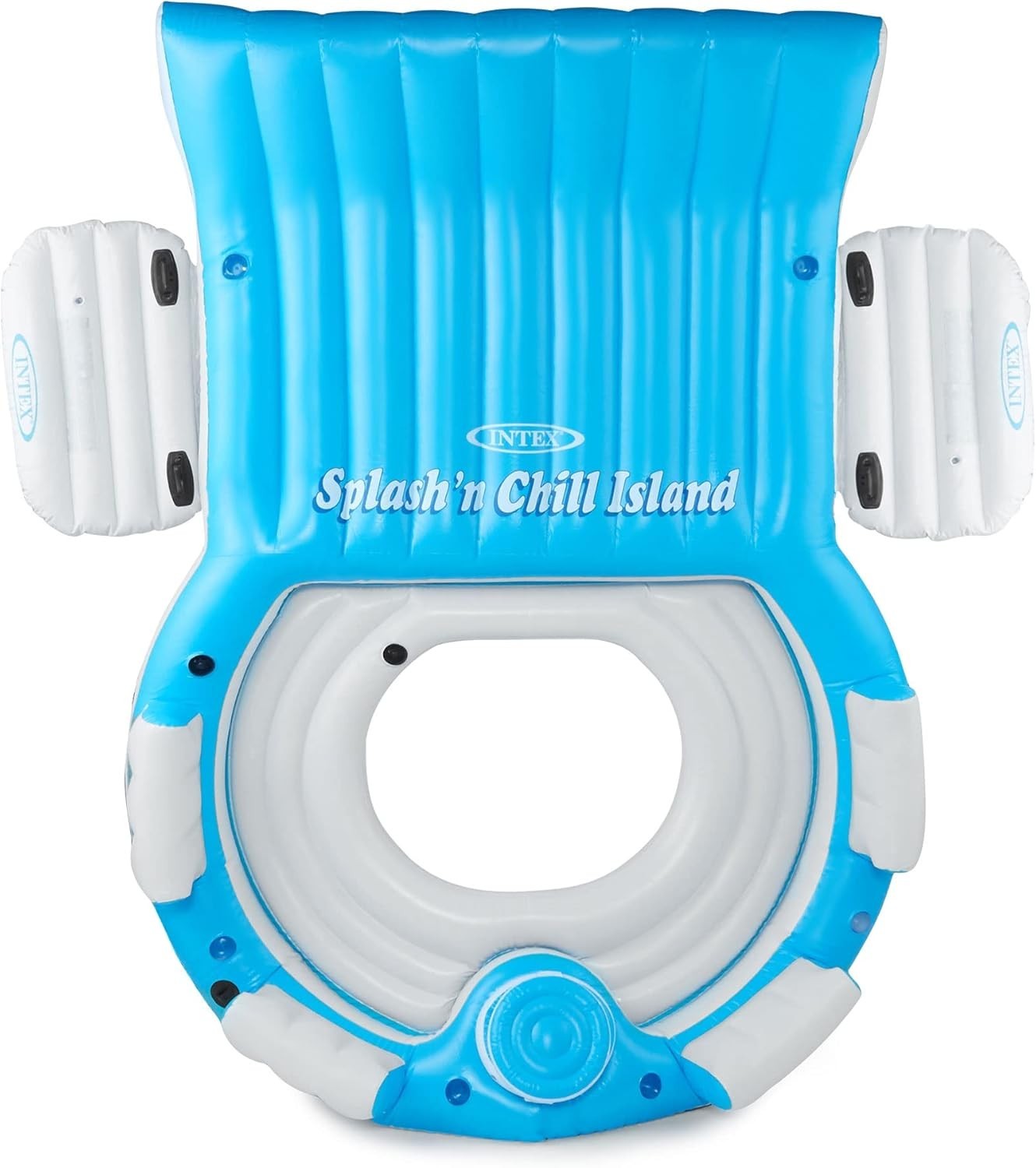 Intex 56299EP 145 x 125 x 20 Inch Splash N Chill Inflatable Lake and Pool Rel…