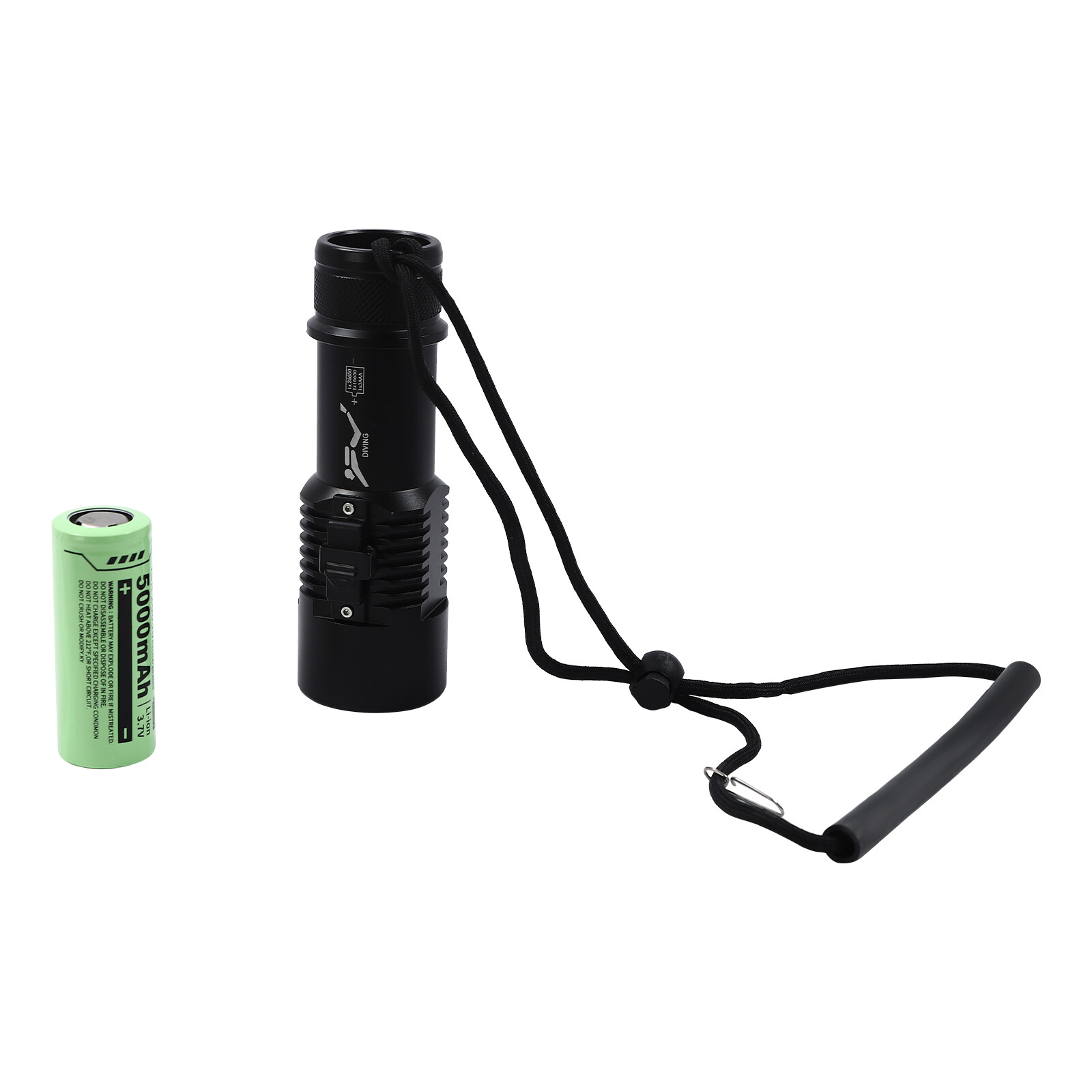 Scuba Dive Light Diving Flashlight Torch Lamp LED 400 Lumen 100m 328ft