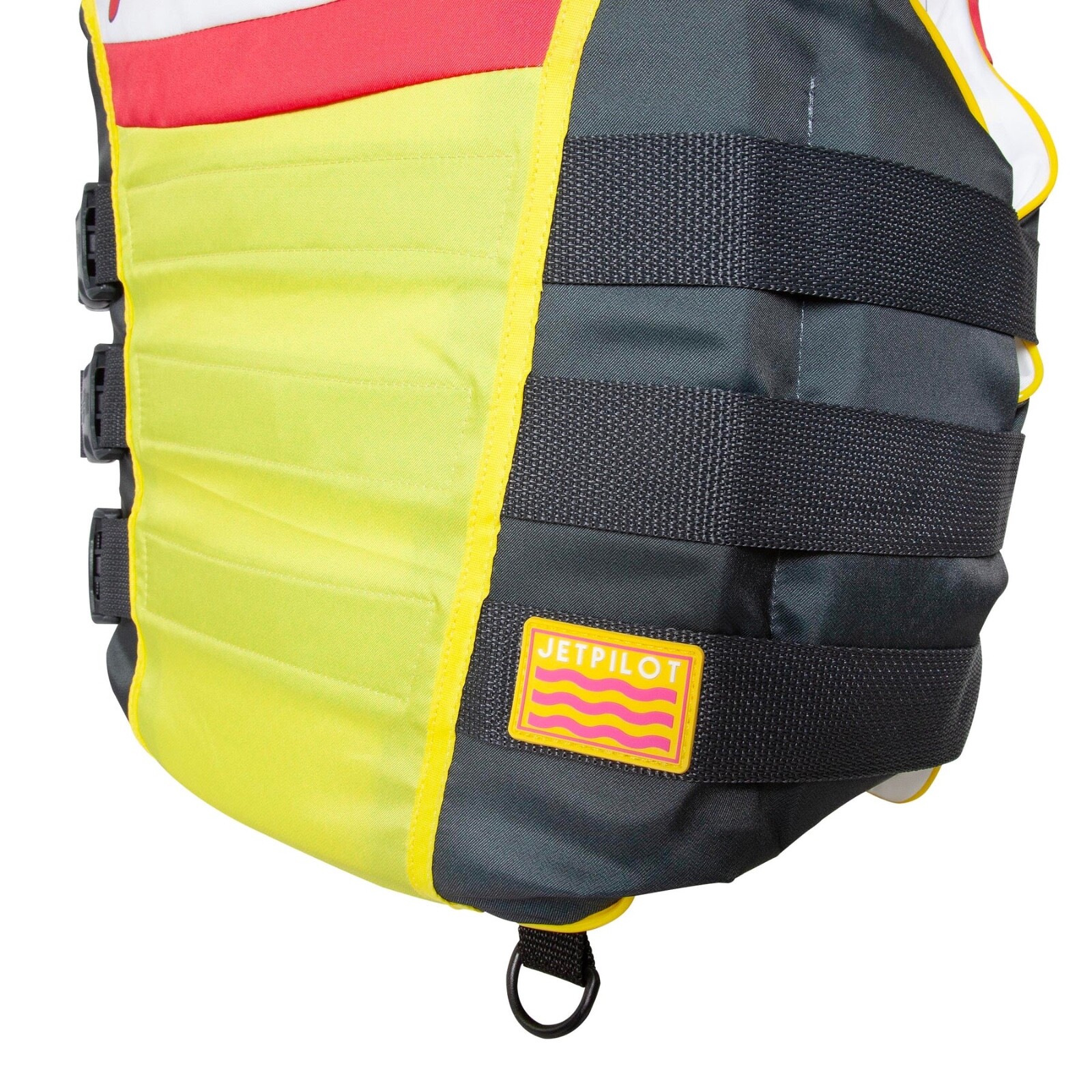 JETPILOT Vintage Nylon CGA 3-Buckle PFD Vest Side Entry PWC Blue Black JP23212
