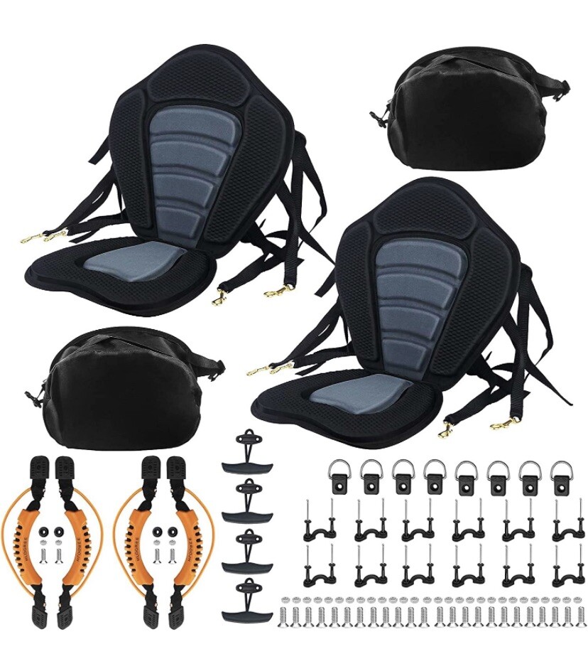 HLOGREE 1/2PCK Kayak Seats,Thicken Seat Cushion for Kayak,Padded Kayak Seat,Cano