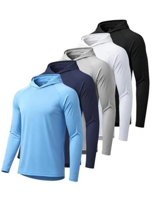 5 Pack Mens UPF 50+ Sun X-Large 5 Pack-light Blue/White/Light Grey/Navy/Black