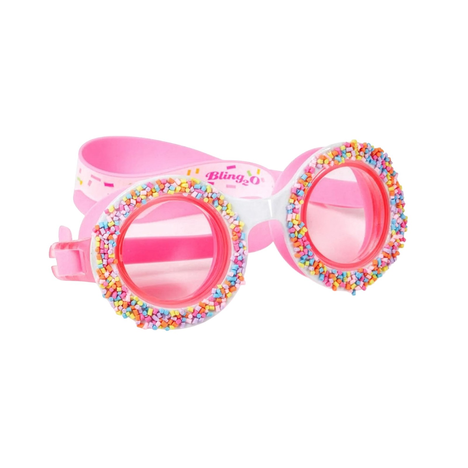 Bling 2O Girls Swim Goggles for Kids – Boston Creme Medium,