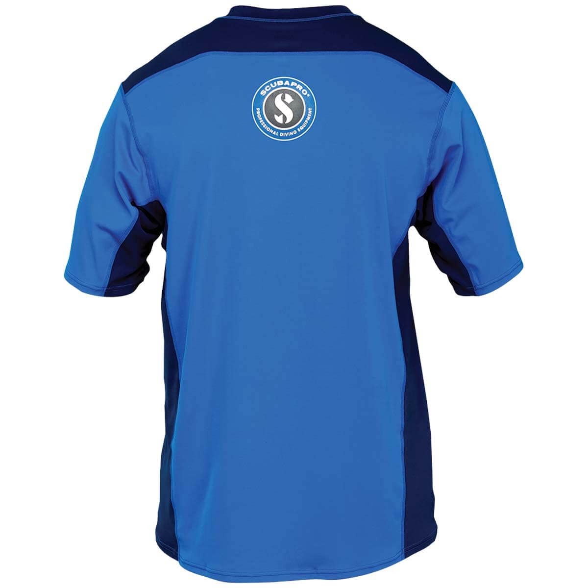Men’s Channel Flow UPF 50 Rash Guard Diving Shirt, Short-Sleeve, Small, Aegea…
