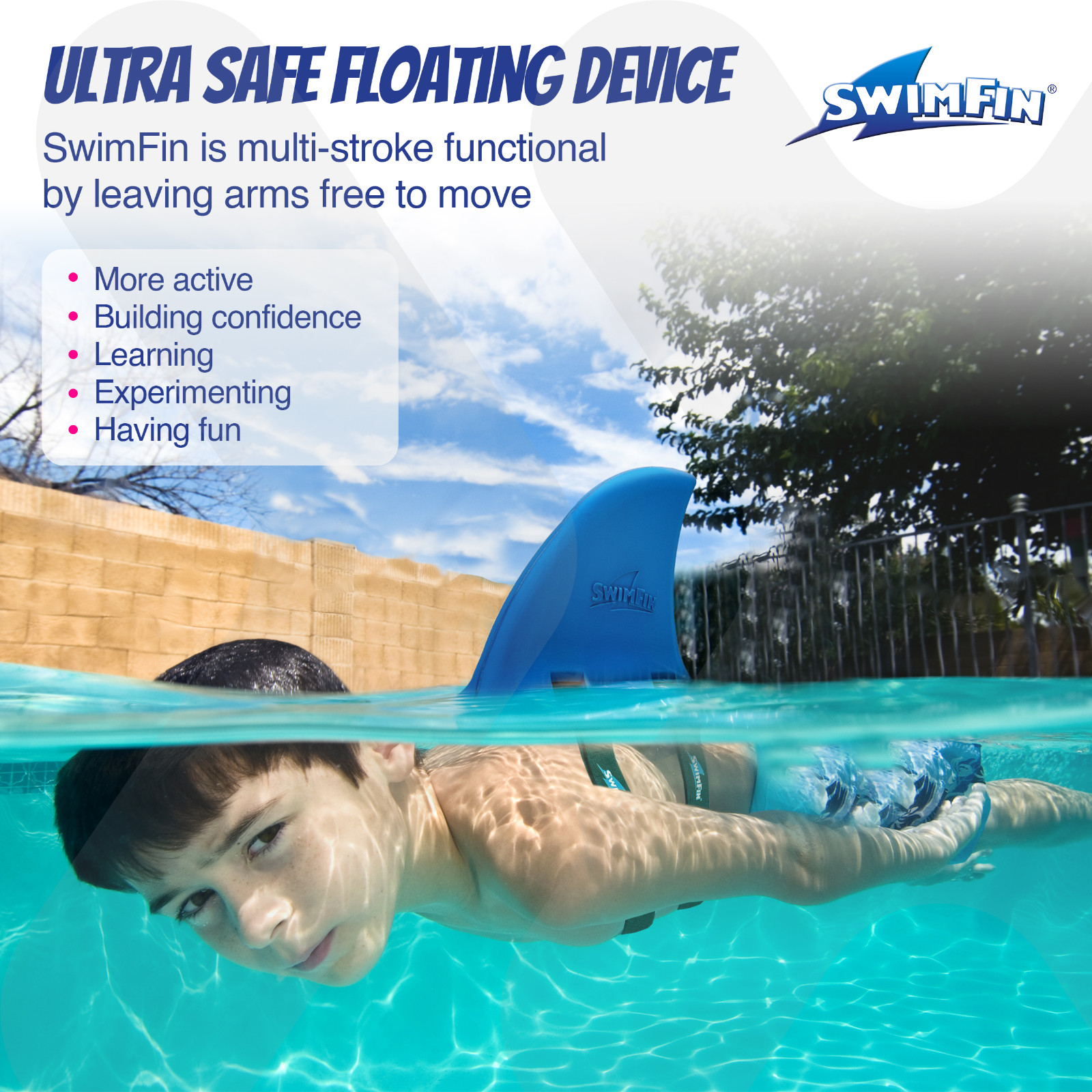SwimFin Swimming Aid – Learn to Swim by Building Water Confidence.