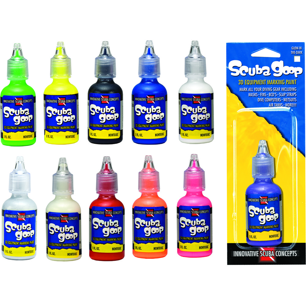 Innovative Scuba Concepts Scuba Goop 3D Marking Paint, Neon Orange