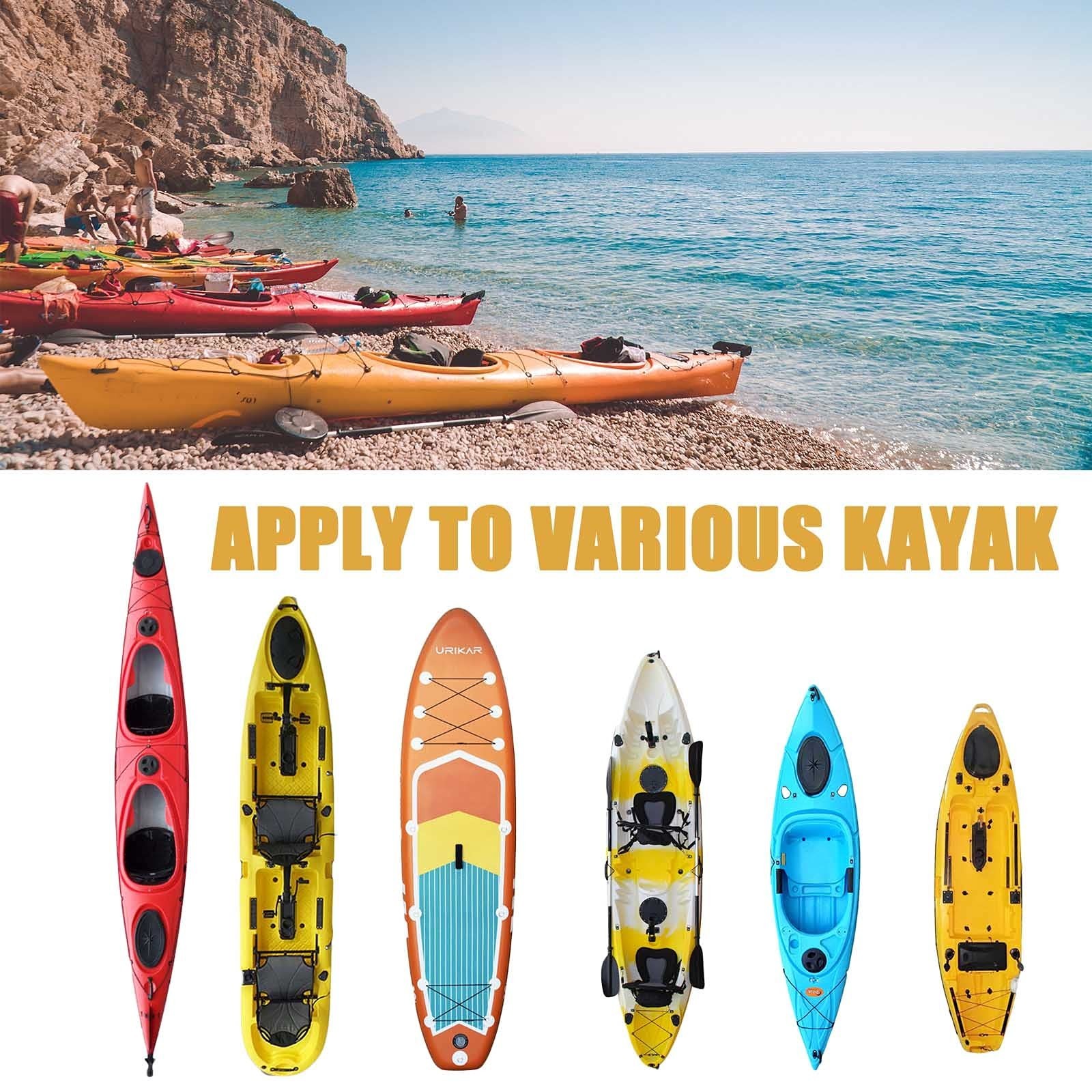 Heavy Duty Waterproof Kayak Cover 9.8-13.5ft, UV Resistant Canoe Storage Dust Co