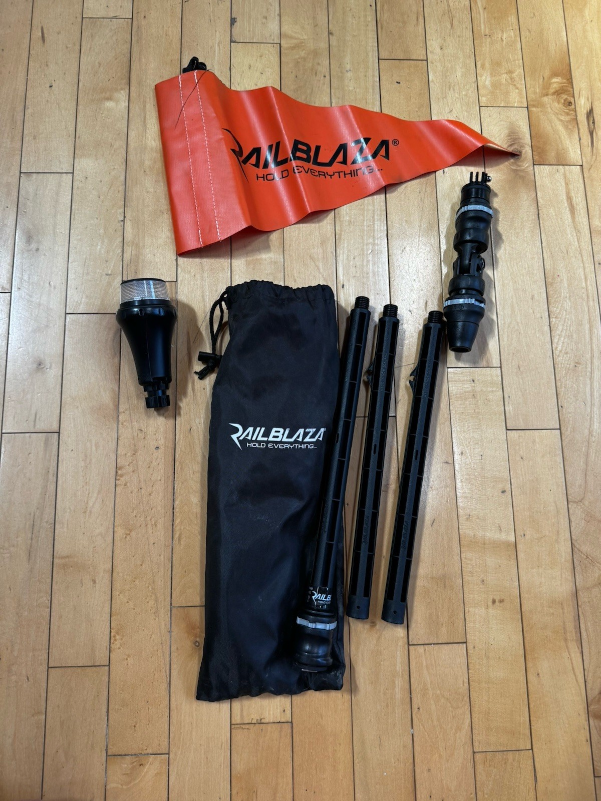 Railblaza Kayak Small Boat Visibility Rail Mount Light Flag Camera Mount Kit II