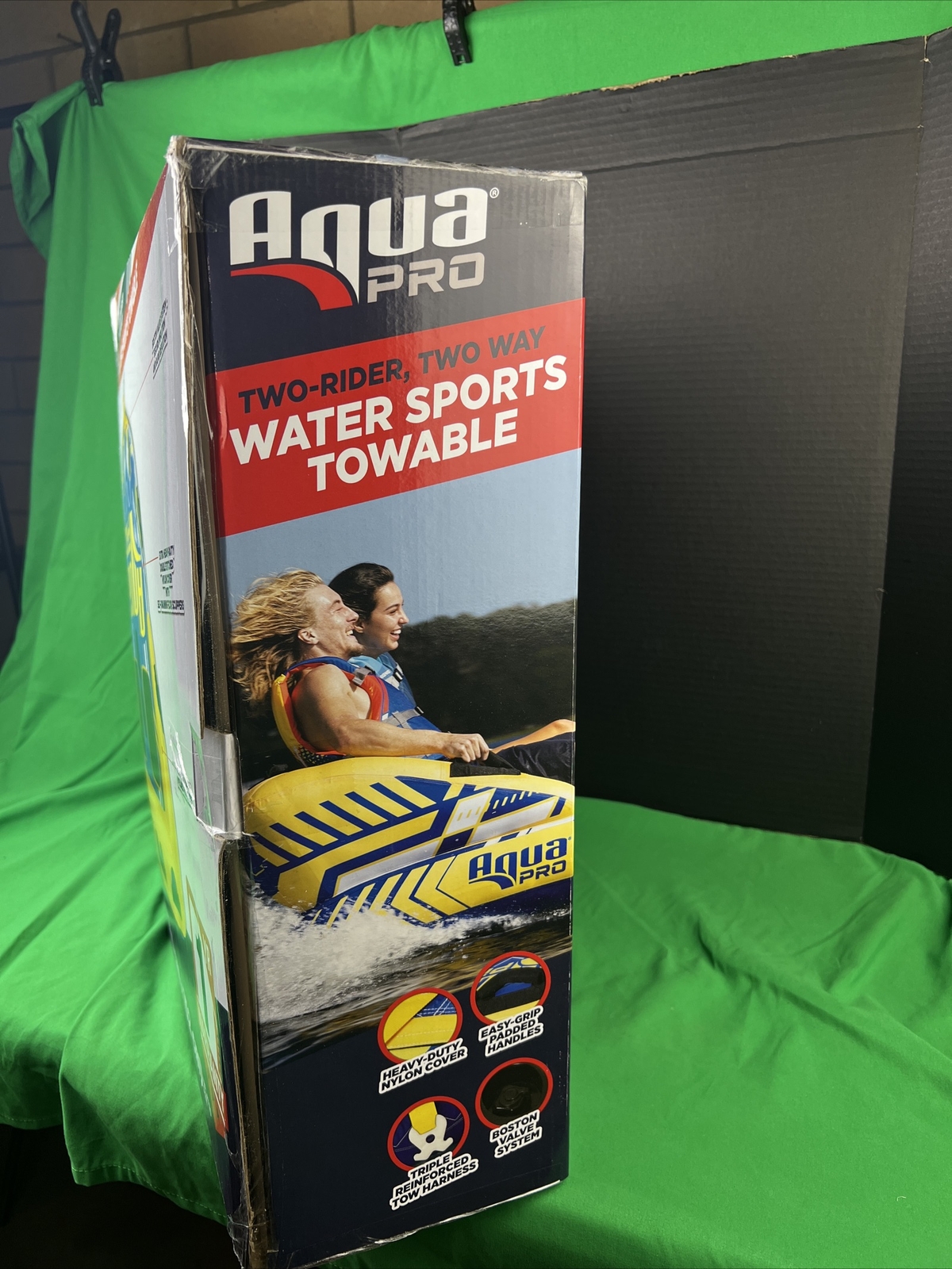 Aqua Leisure Aqua Pro 65″ Two-Rider Towable w/Backrest