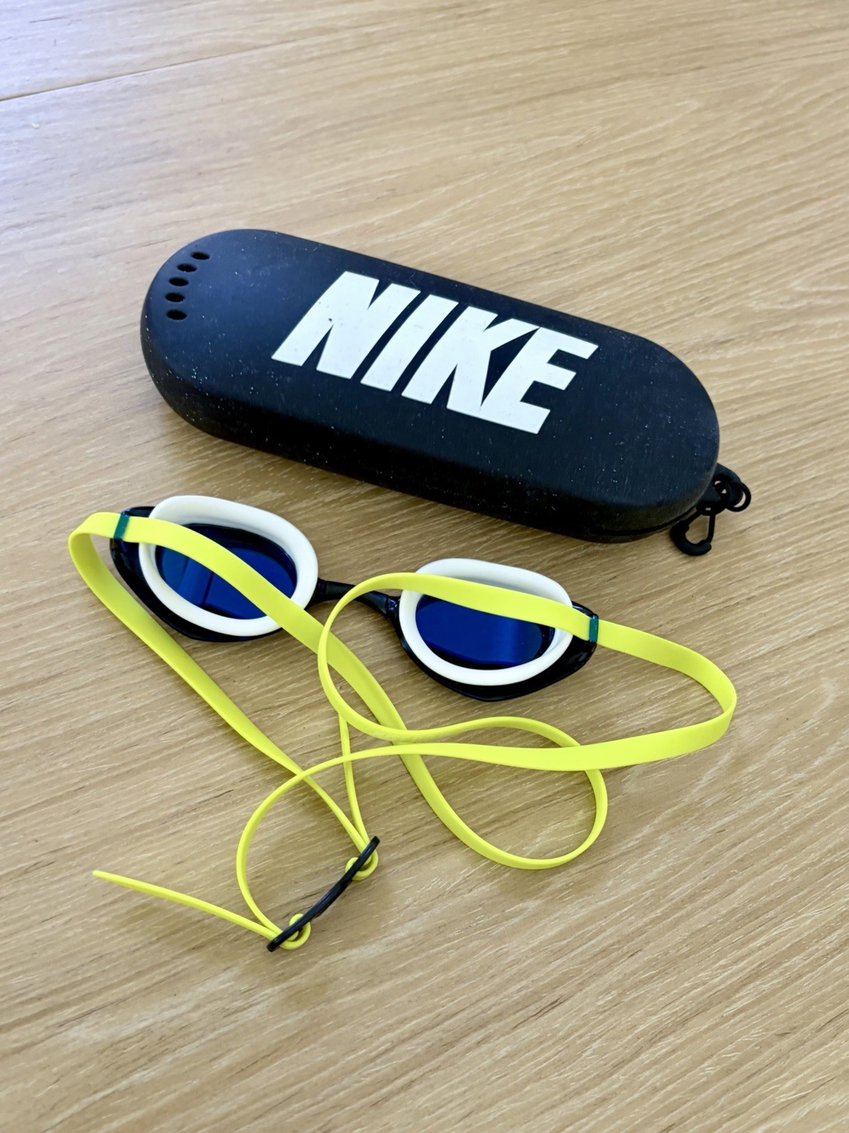 Nike Swim Kit – Bag, Goggles, Boards, Pouches, Towel, Shoes (9M), Fins