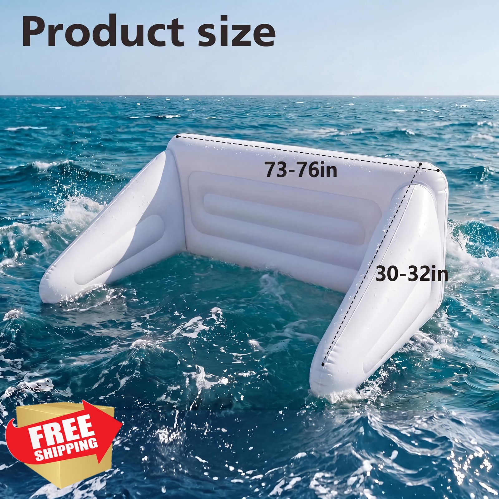 Soulchen towable tube bladder 3 Rider Backrest