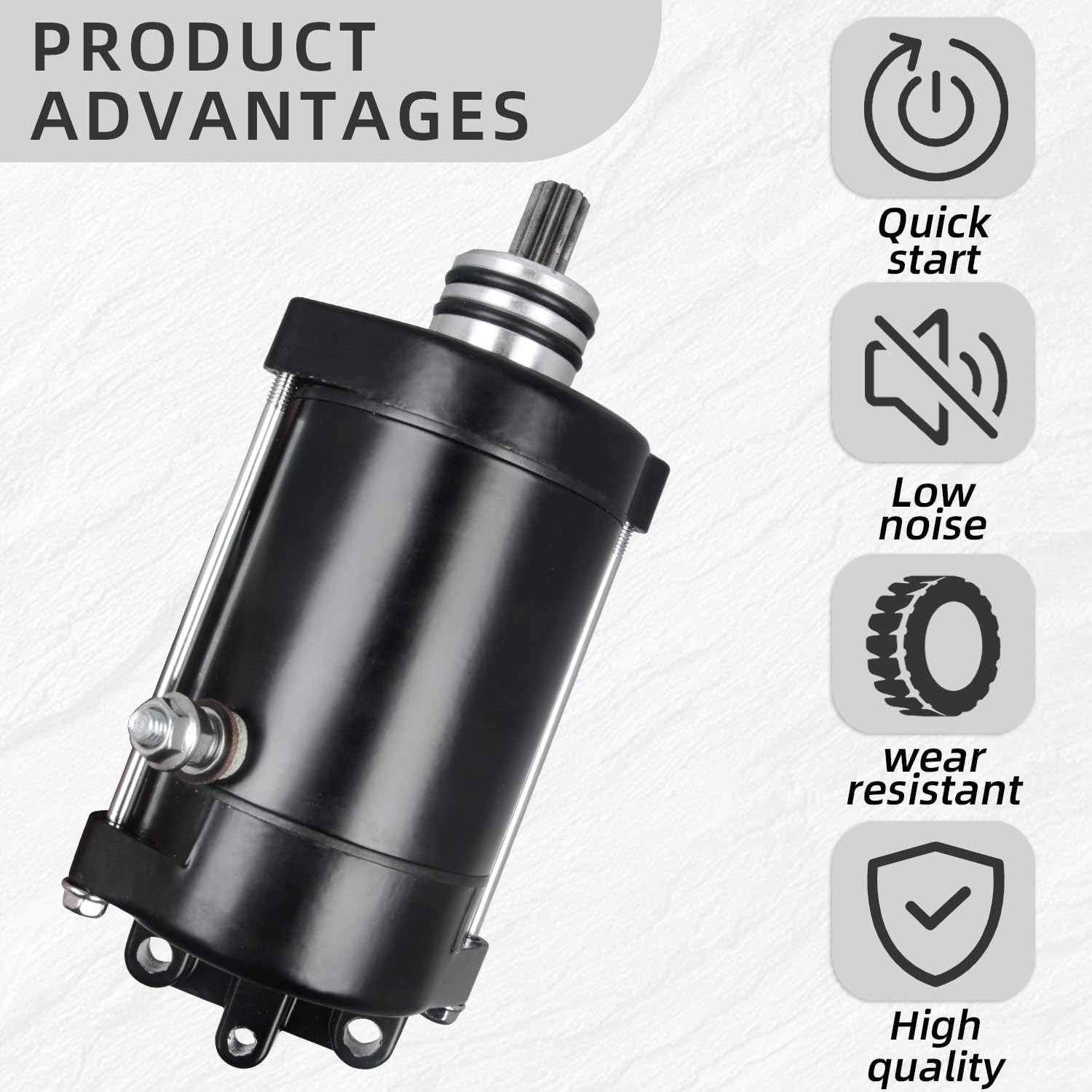 Starter Motor Compatible with 1987-2011 Kawasaki Jet Ski Stand Up 650 750 900 11