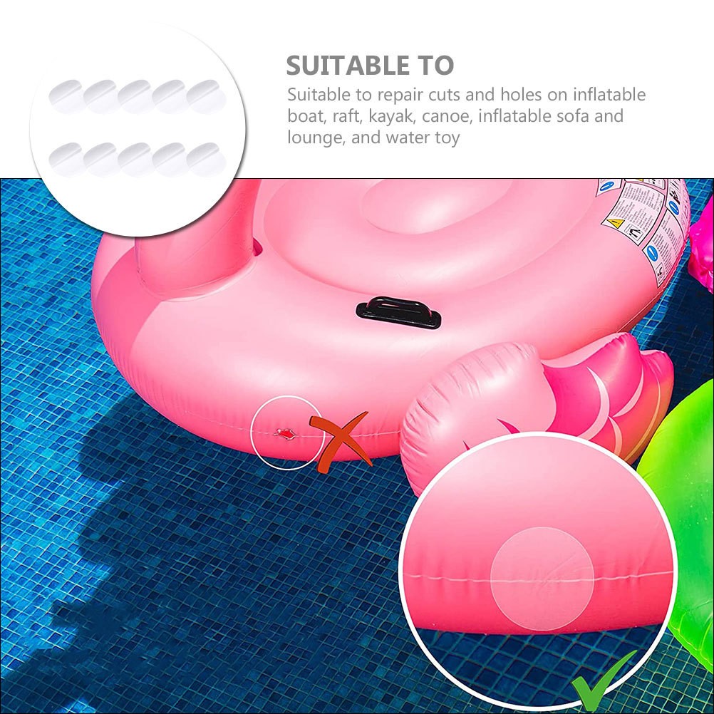 10Pcs Inflatable Products Repair Sticker Adhesive Patch Leakproof Stickers