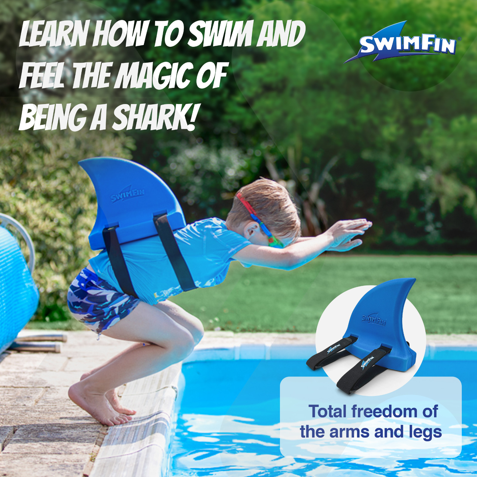 SwimFin Swimming Aid – Learn to Swim by Building Water Confidence.