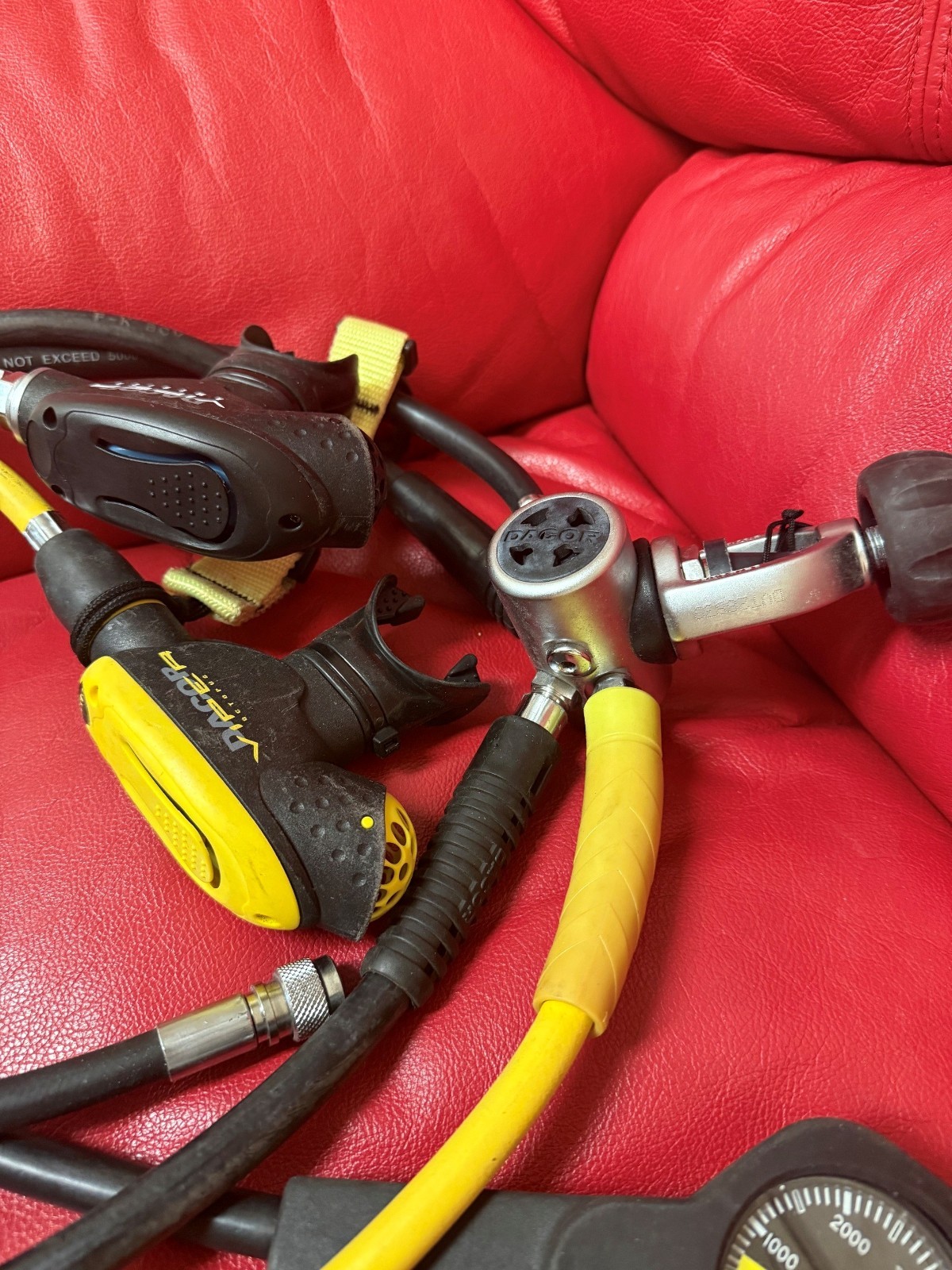 SCUBA REGULATOR-MARES/DACOR, VIPER, VIPER OCTO, 2 Gauge Computer, w/BCD Hose