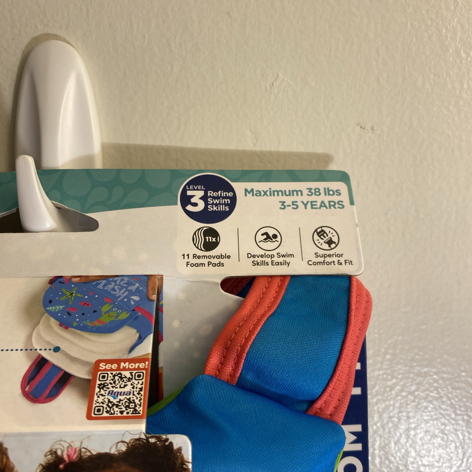 Swim Float level 3 Progressive Swim Trainer Adjustable Strap max 38 lbs