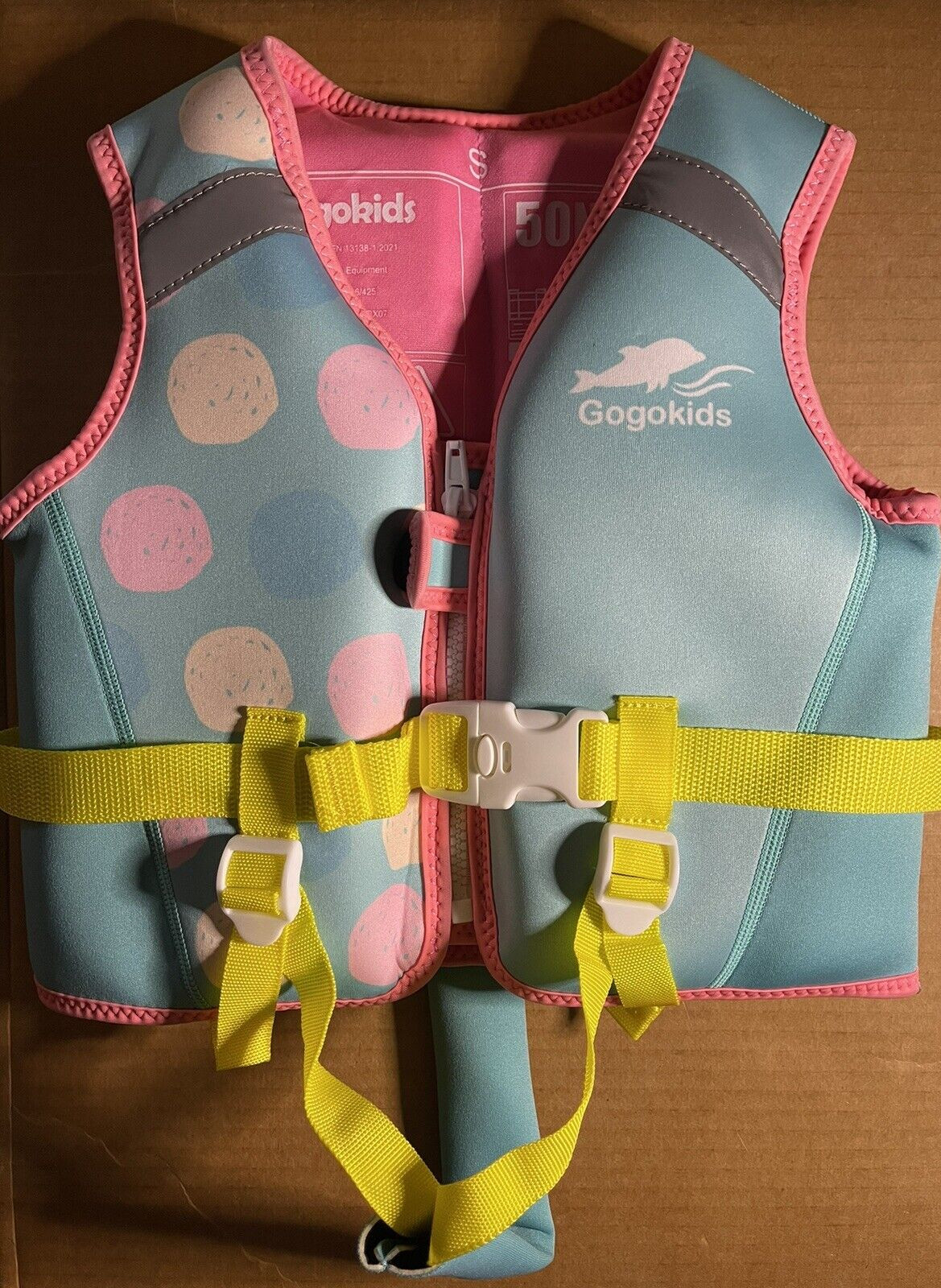 Gogokids Kids Swim Vest Float Jacket for 29-33 lbs 2-3 Years – Toddler/Small