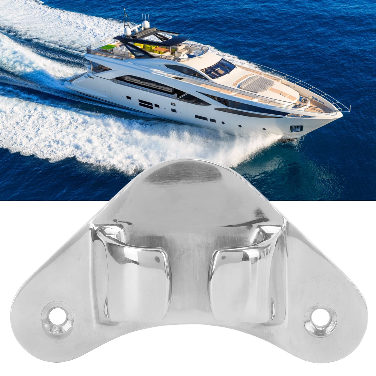 Boat Fairlead 10.8cm Stainless Steel Bow Chock Cleat for Yacht – Marine Hardware