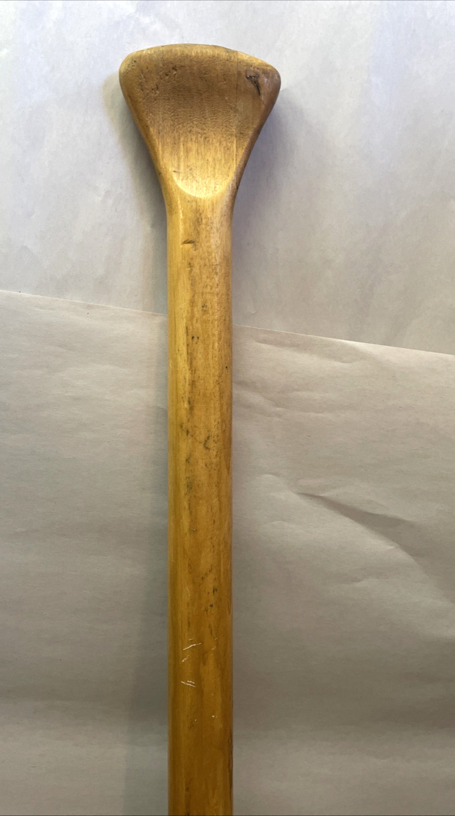 FEATHER BRAND CAVINESS WOODWORKING 29-1/2″ WOOD KAYAK CANOE RAFT PADDLE